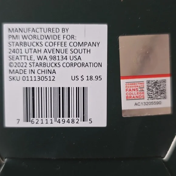 NWT Starbucks Campus Collection UW - Picture 8 of 8